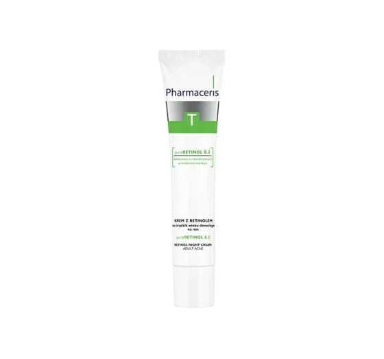 PHARMACERIS T PURE RETINOL 0.3 НІЧНИЙ КРЕМ З РЕТИНОЛЕМ ПРОТИ АКНЕ ДЛЯ ДОРОСЛИХ 40МЛ