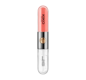  KIKO Milano Unlimited Double Touch двоетапна рідка помада 113 Satin Coral 2x3мл