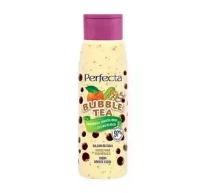 PERFECTA BUBBLE TEA АПЕЛЬСИН, ORIENTAL WOOD + ЗЕЛЕНИЙ ЧАЙ БАЛЬЗАМ ДЛЯ ТІЛА ВІДНОВЛЕННЯ 400МЛ
