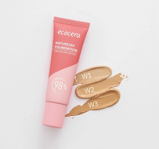 ECOCERA NATURSTAY CAMOUFLAGE EFFECT ТОНАЛЬНИЙ ЗАСІБ ДЛЯ ОБЛИЧЧЯ W2 DUNE 30МЛ