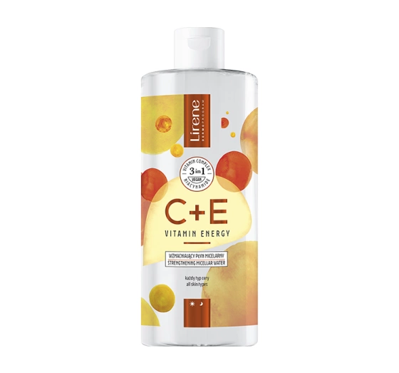 LIRENE C + E VITAMIN ENERGY ЗМІЦНЮЮЧА МІЦЕЛЯРНА ВОДА 3В1 400МЛ