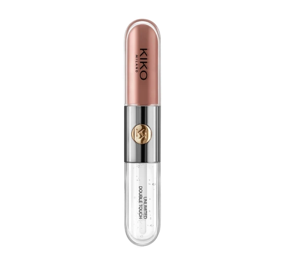 KIKO Milano Unlimited Double Touch двухэтапная жидкая помада 103 Natural Rose 2x3мл