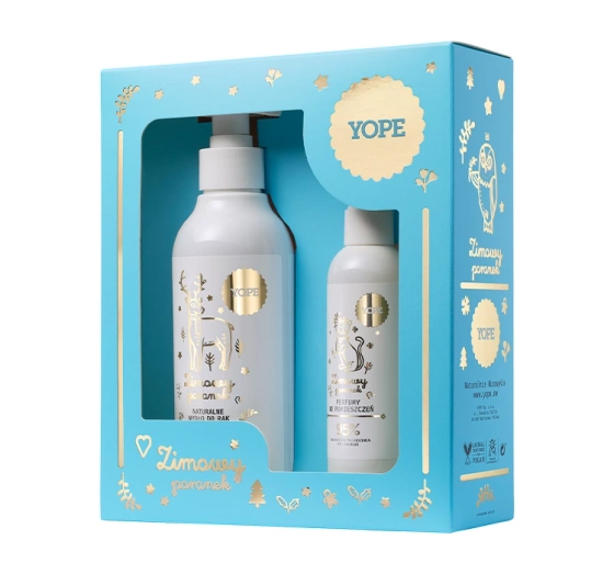 Yope Зимовий Ранок подарунковий набір натуральне мило для рук + парфуми для кімнати