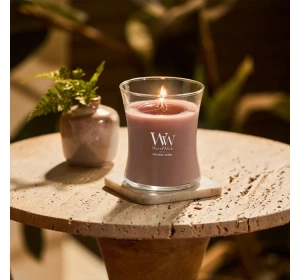 Woodwick Medium Jar Candle ароматична свічка Patchouli Creme 275 г