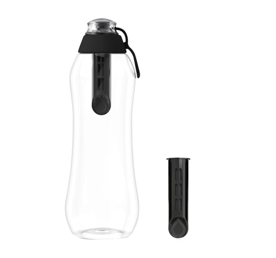 Dafi Soft бутылка для воды 0,7 l черная + 2 угольных фильтра