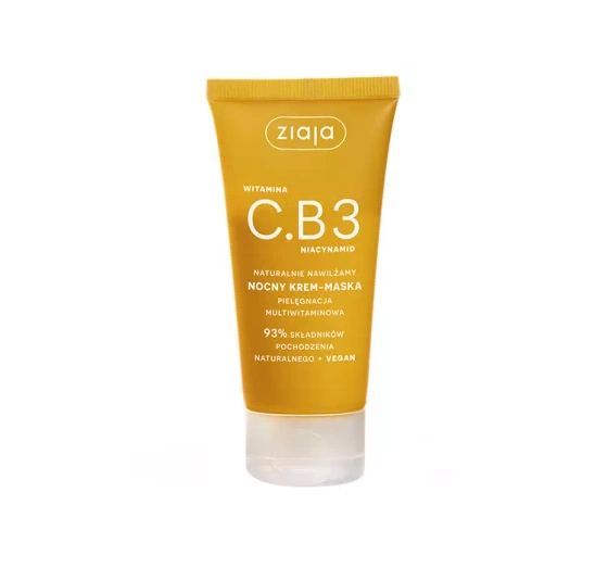 ZIAJA VITAMIN C. B3 NIACINAMIDE НІЧНИЙ КРЕМ-МАСКА ДЛЯ ОБЛИЧЧЯ 50МЛ