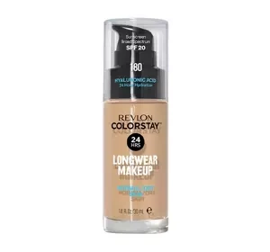 REVLON COLORSTAY ТОНАЛЬНИЙ ЗАСІБ З ГІАЛУРОНОВОЮ КИСЛОТОЮ ДЛЯ СУХОЇ ШКІРИ 180 SAND BEIGE 30МЛ