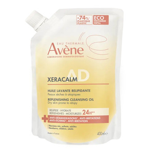 Avène XeraCalm A.D. очищувальна олія для відновлення ліпідного балансу сухої шкіри, схильної до атопії refill  400 мл