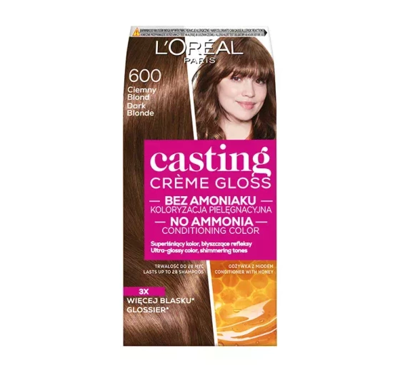 LOREAL CASTING CREME GLOSS ФАРБА 600 ТЕМНИЙ БЛОНД