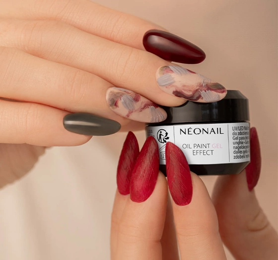 Нажмите на картинку, чтобы ее увеличить Neonail Oil Paint Gel Effect матовый гель для наращивания 3D 11511 Quiet Impressio 5 г
