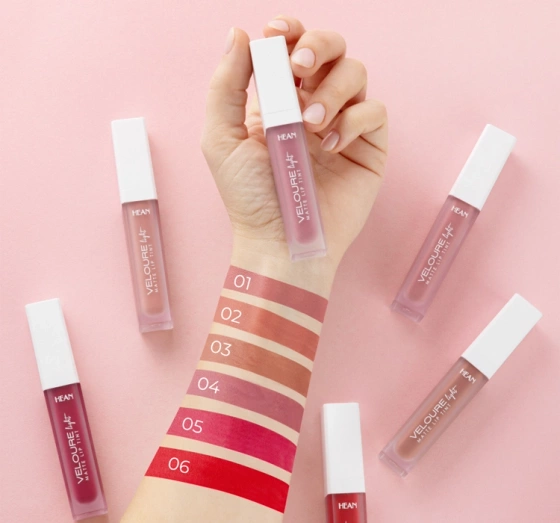 Натисніть на картинку, щоб її збільшити Hean Veloure матова рідка помада 04 Mauve 7мл