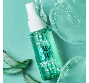 Essence Jelly Grip освіжаючий спрей для фіксації макіяжу з ароматом алое 50 мл