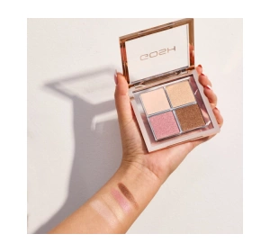 Gosh Glow Palette палітра хайлайтерів для обличчя 001 Fourfilled 11,6 г