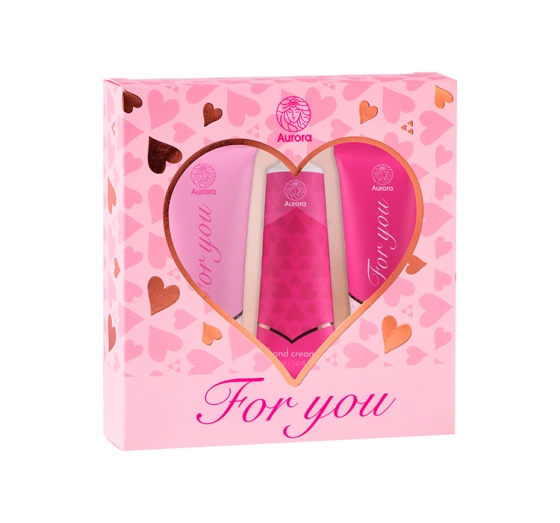 Aurora For You Passion Fruit подарочный набор крем для рук 3 x 30 мл