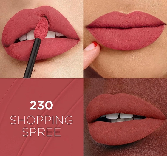 LOREAL INFAILLIBLE MATTE RESISTANCE РІДКА МАТОВА ПОМАДА 230 SHOPPING SPREE 5МЛ