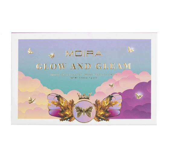 MOIRA MYSTIC ПАЛІТРА ТІНЕЙ ДЛЯ ПОВІК GLOW AND GLEAM 14Г
