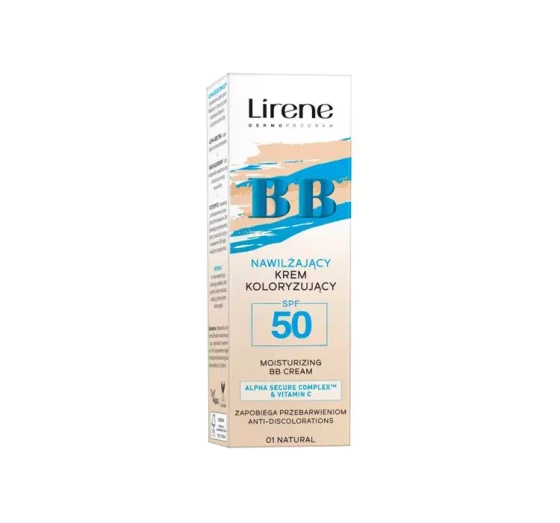 LIRENE ЗВОЛОЖУВАЛЬНИЙ КРЕМ BB SPF50 01 NATURAL 30МЛ