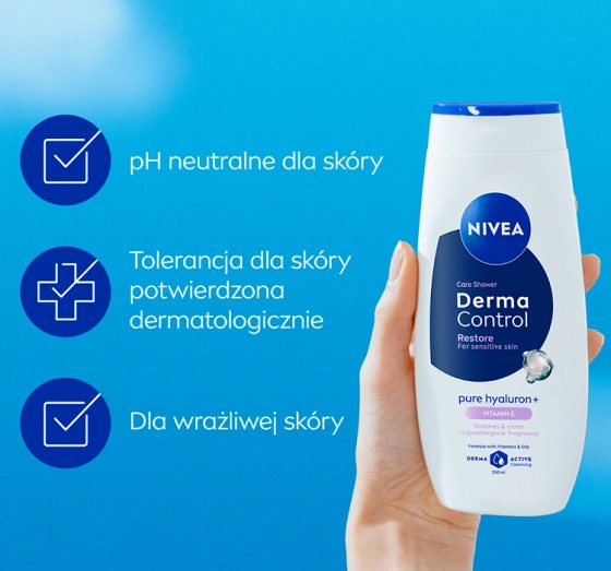NIVEA Derma Control гель для душа 250 мл