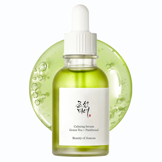 Beauty of Joseon Calming Green Tea + Panthenol заспокійлива сироватка для обличчя із зеленим чаєм, 60 мл 