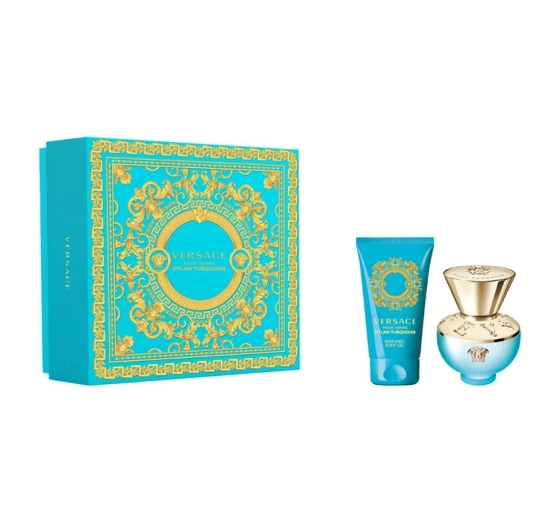 VERSACE DYLAN TURQUOISE POUR FEMME ТУАЛЕТНАЯ ВОДА 30МЛ + ГЕЛЬ ДЛЯ ТЕЛА 50МЛ