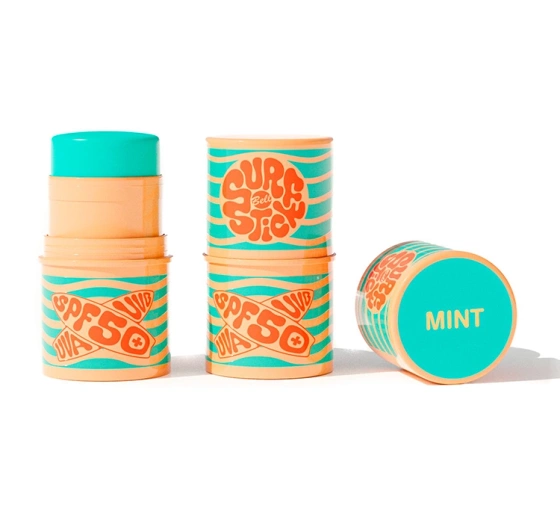 BELL SURF STICK СОЛНЦЕЗАЩИТНЫЙ ЦВЕТНОЙ СТИК SPF50+ MINT 6,8Г