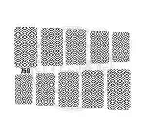 NAIL ART ВОДНІ НАКЛЕЙКИ НА НІГТІ 759