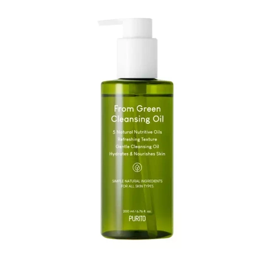 PURITO FROM GREEN CLEANSING OIL НЕЖНОЕ ОЧИЩАЮЩЕЕ МАСЛО НА ОСНОВЕ 5 МАСЕЛ 200МЛ