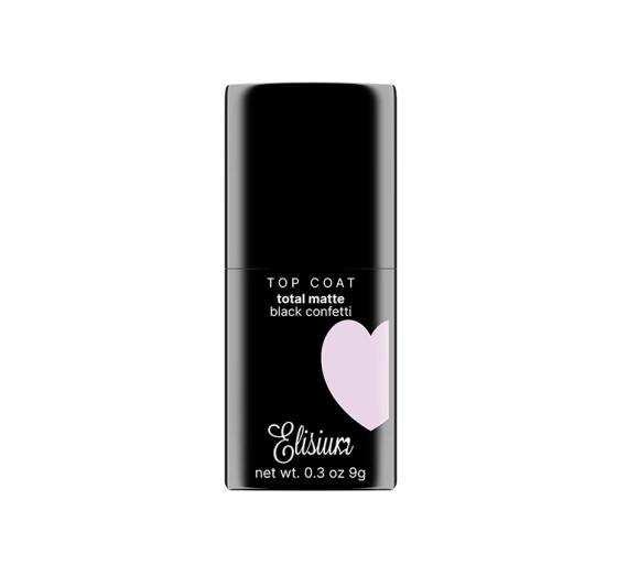 ELISIUM TOP COAT TOTAL MATTE BLACK CONFETTI  9Г