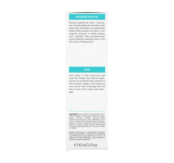 Bielenda Skin Clinic Professional заспокійлива та розслаблююча сироватка для обличчя 45 мл