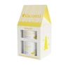 NACOMI PEACH SORBET & LEMON ПОДАРОЧНЫЙ НАБОР МАСЛО ДЛЯ ТЕЛА + ПИЛИНГ ДЛЯ ТЕЛА