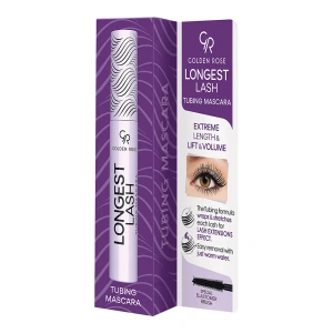 Golden Rose Longest Lash Tubing Mascara тушь для удлинения ресниц черная 9 мл