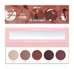 MIYO FIVE POINTS ПАЛЕТКА 5 ТЕНЕЙ ДЛЯ ВЕК 11