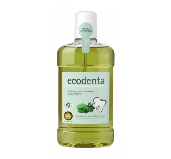 ECODENTA WIELOFUNKCYJNY ОПОЛАСКИВАТЕЛЬ ДЛЯ ПОЛОСТИ РТА 500МЛ