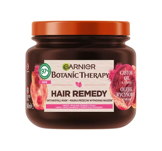 GARNIER BOTANIC THERAPY МАСКА ДЛЯ ОСЛАБЛЕННЫХ ВОЛОС С РЫЦИНОВЫМ МАСЛОМ 340МЛ
