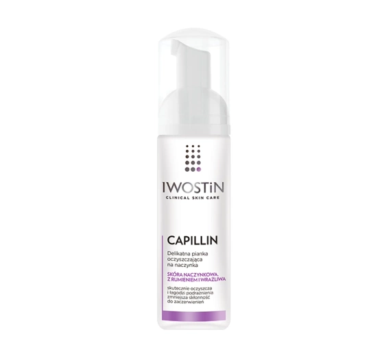 IWOSTIN CAPILLIN ОЧИЩАЮЧА ПІНКА ДЛЯ КУПЕРОЗНОЇ ШКІРИ 165МЛ