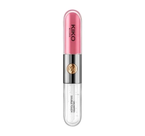  KIKO Milano Unlimited Double Touch двоетапна рідка помада 119 Rhododendron Pink 2x3мл