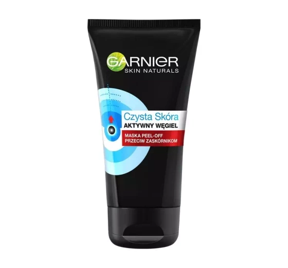 Натисніть на картинку, щоб її збільшити GARNIER "Чиста шкіра Актив" Угільна маска проти чорних цяток 50 мл