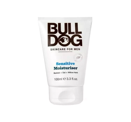 BULLDOG SENSITIVE MOISTURISER ЗВОЛОЖУВАЛЬНИЙ КРЕМ 100МЛ