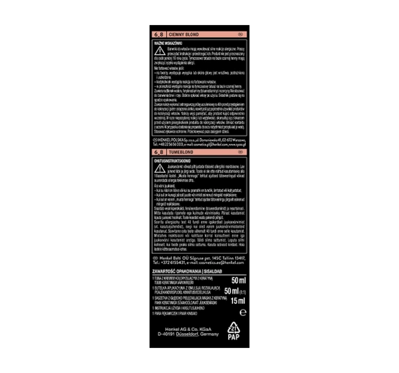 SYOSS PERMANENT СТОЙКАЯ КРАСКА 6_8 ТЕМНЫЙ БЛОНД