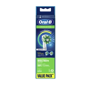 Oral-B Cross Action сменные насадки для электрической зубной щетки 4 штуки