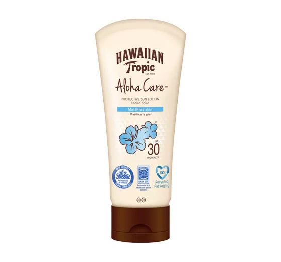 HAWAIIAN TROPIC ALOHA CARE PROTECTIVE SUN LOTION СОНЦЕЗАХИСНИЙ БАЛЬЗАМ ДЛЯ ЗАСМАГИ SPF 30 180МЛ