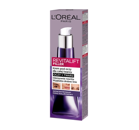 LOREAL REVITALIFT FILLER КРЕМ ПОД ГЛАЗА ДЛЯ ВСЕГО ЛИЦА 30МЛ