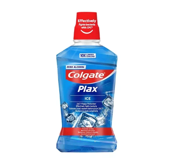 COLGATE PLAX  СРЕДСТВО ДЛЯ ПОЛОСКАНИЯ РОТОВОЙ ПОЛОСТИ ICE 500МЛ