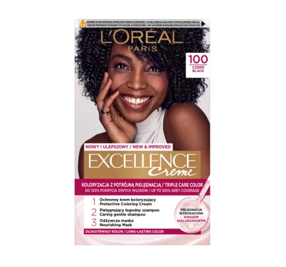 LOREAL EXCELLENCE CREME 100 ЧОРНИЙ