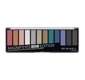 RIMMEL MAGNIFEYES PALETTE ПАЛЕТКА ТЕНЕЙ 006 WOW EDITION 14,16Г