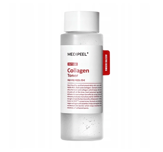 MEDIPEEL Red Lacto Collagen Soothing Essence Toner успокаивающий тоник для лица 200 мл