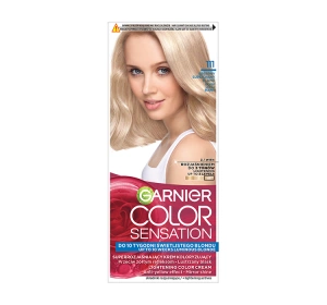 GARNIER COLOR SENSATION ОСВЕТЛЯЮЩАЯ КРАСКА ДЛЯ ВОЛОС 111 СЕРЕБРЯНЫЙ СУПЕР СВЕТЛЫЙ БЛОНД
