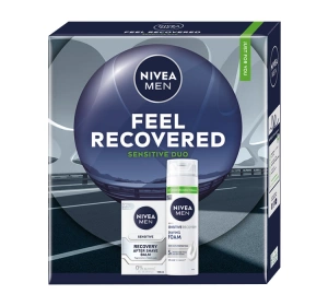 NIVEA MEN Feel Recovered Sensitive Duo набор мужской косметики: пена для бритья + бальзам после бритья