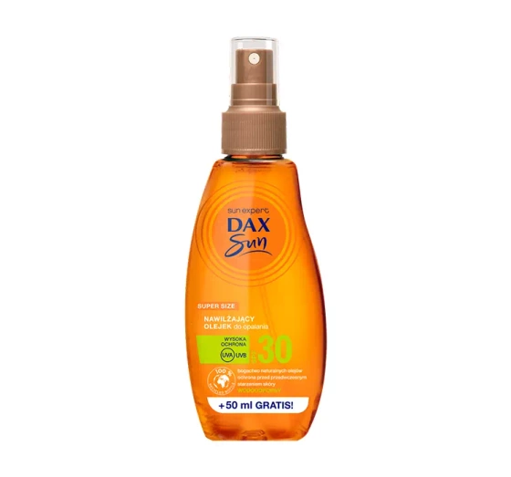 DAX SUN УВЛАЖНЯЮЩЕЕ МАСЛО ДЛЯ ЗАГАРА SPF 30 200МЛ