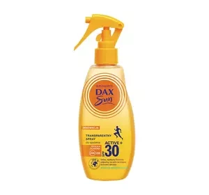 DAX SUN ACTIVE+ ПРОЗРАЧНЫЙ СПРЕЙ ДЛЯ ЗАГАРА SPF 30 200МЛ